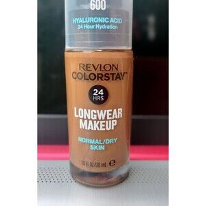 Revlon ColorStay Longwear Makeup 600 Cinnamon SPF 20 For Normal/Dry Skin 24HR Hy